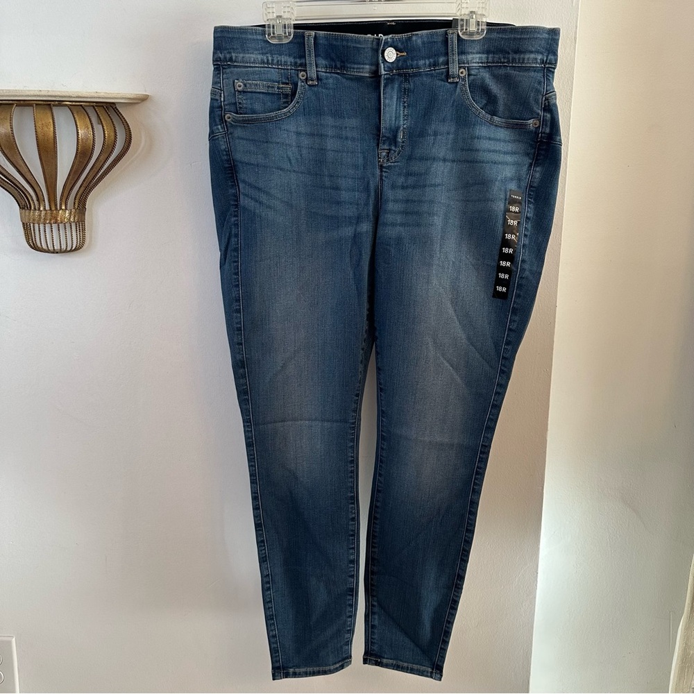 Torrid Heartthrob Blue Bombshell Skinny Jeans, Plus Size 18R, Women's Denim, New - Picture 13 of 13